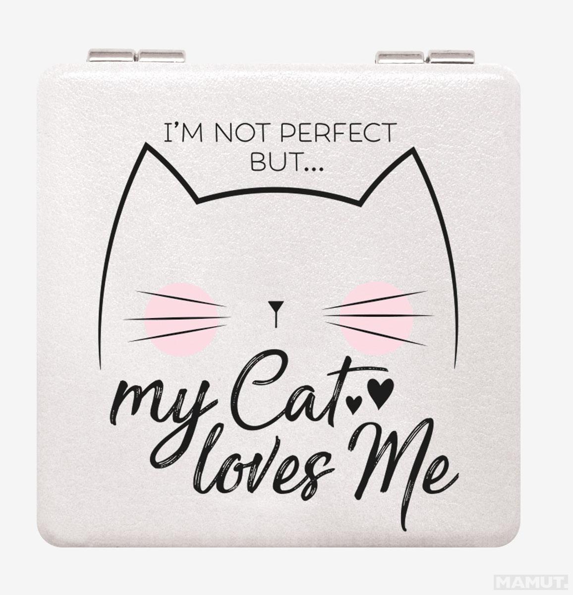 NICE TO SEE YOU POCKET MIRROR  MY CAT LOVES ME 