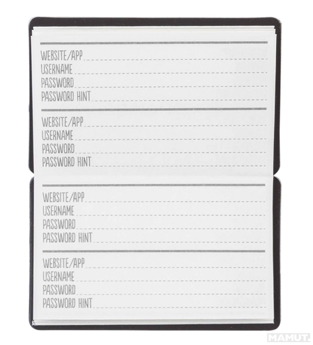 Notes SOS PASSWORD BOOK 