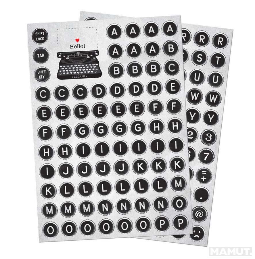 Magneti za frižider TYPEWRITER LETTERS 