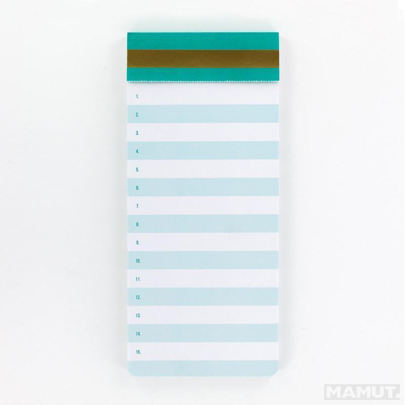 Podsetnik SHIMMER TEAL Stripe 