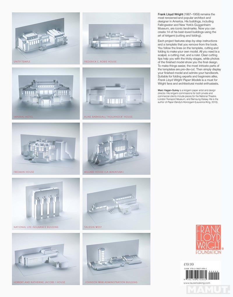 FRANK LLOYD WRIGHT PAPER MODEL 