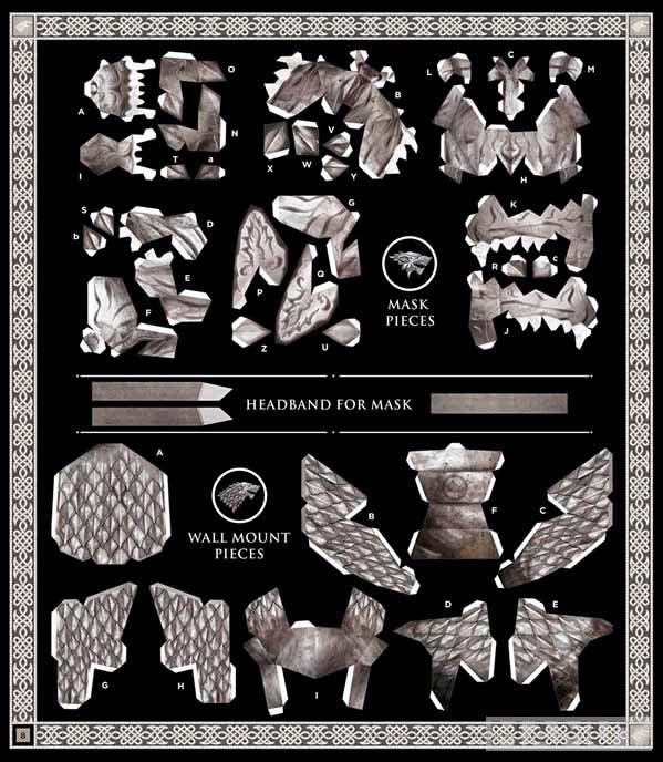 GAME OF THRONES: HOUSE STARK DIREWOLF 