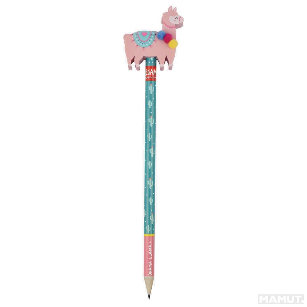 Grafitna olovka sa gumicom NO DRAMA LLAMA Pink 