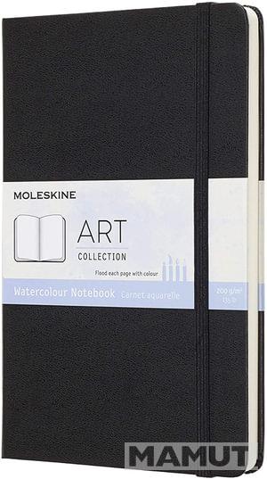 Notes ART MOLESKINE Watercolor portrait, crna