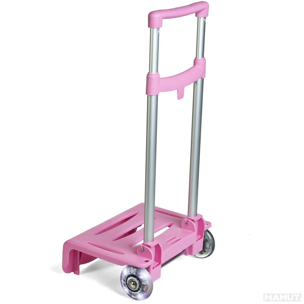 Kolica za ranac sa svetlećim točkićima BUSQUETS Light Pink 
