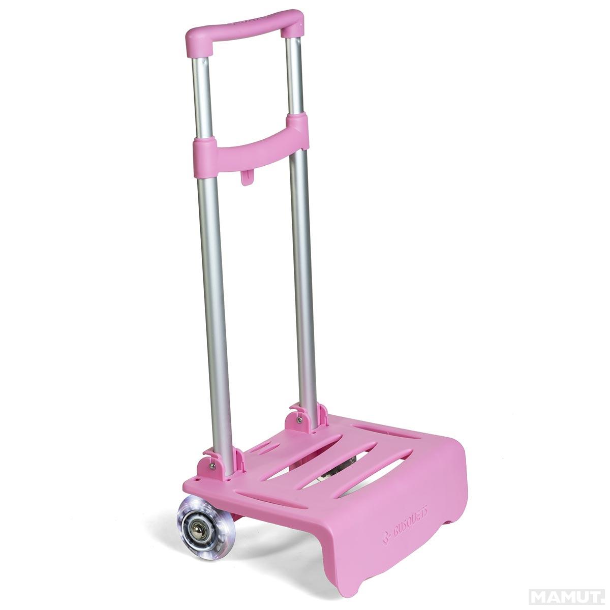 Kolica za ranac sa svetlećim točkićima BUSQUETS Light Pink 