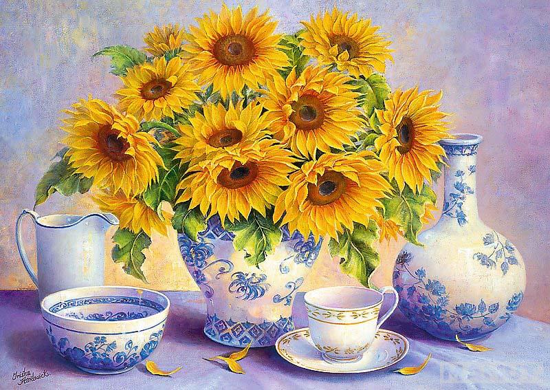 Puzzle TREFL Sunflowers 500 