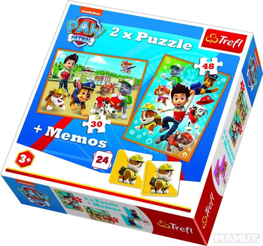 Puzzle i memo kartice TREFL Paw Patrol 