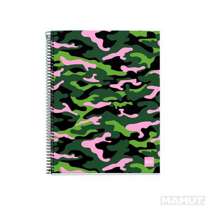 Sveska NB4 A5 140 SQU PINK JUNGLE MR 