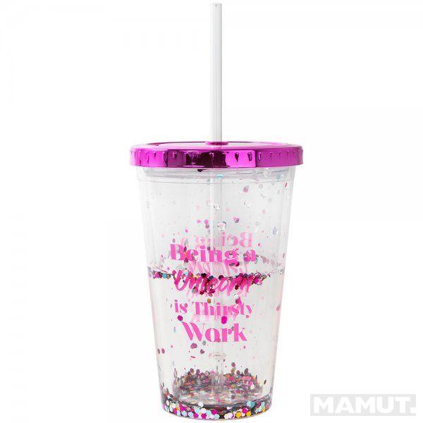 Čaša GLITTER BEING UNICORN CUP 