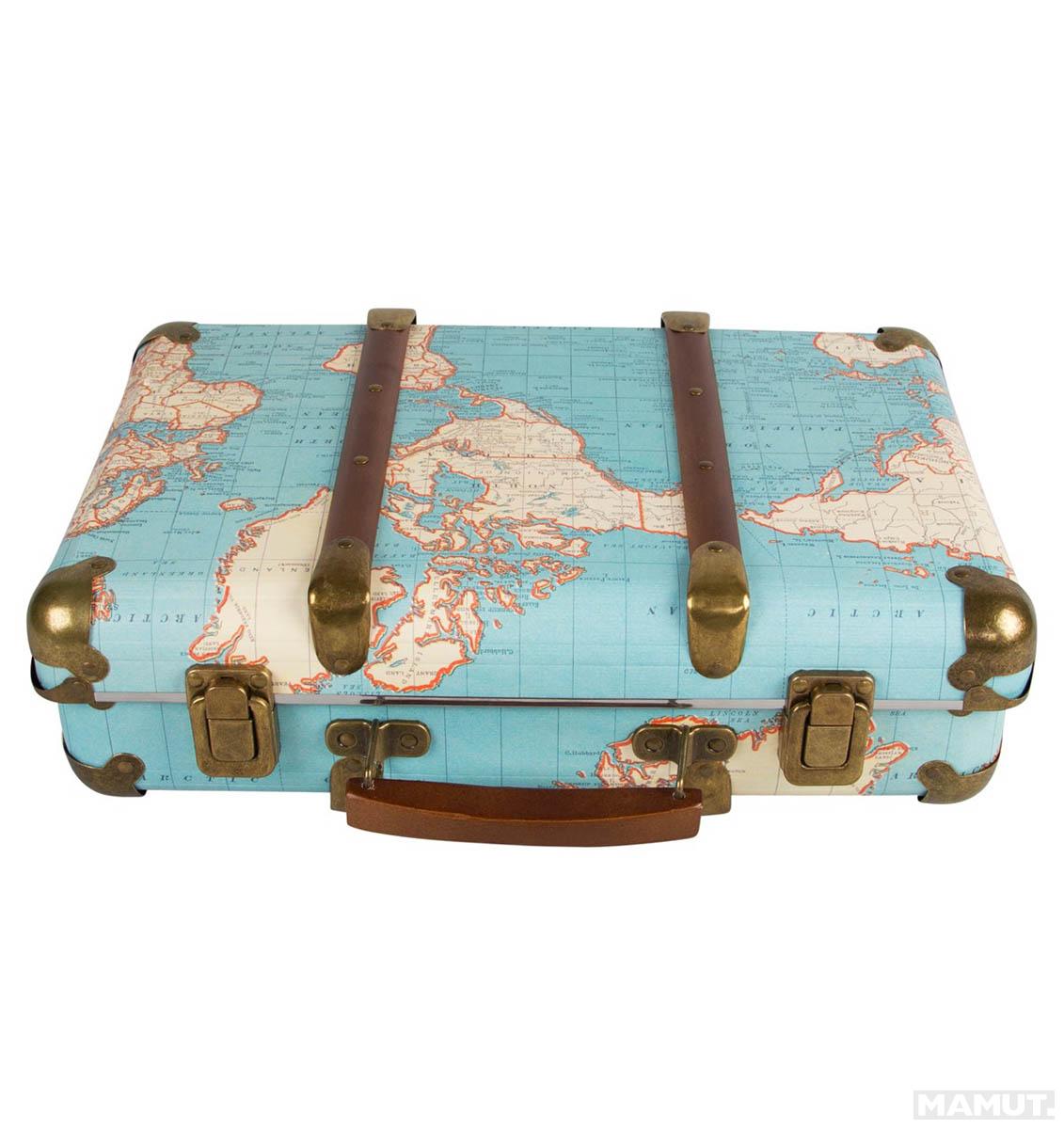Kofer VINTAGE MAP Around the World 