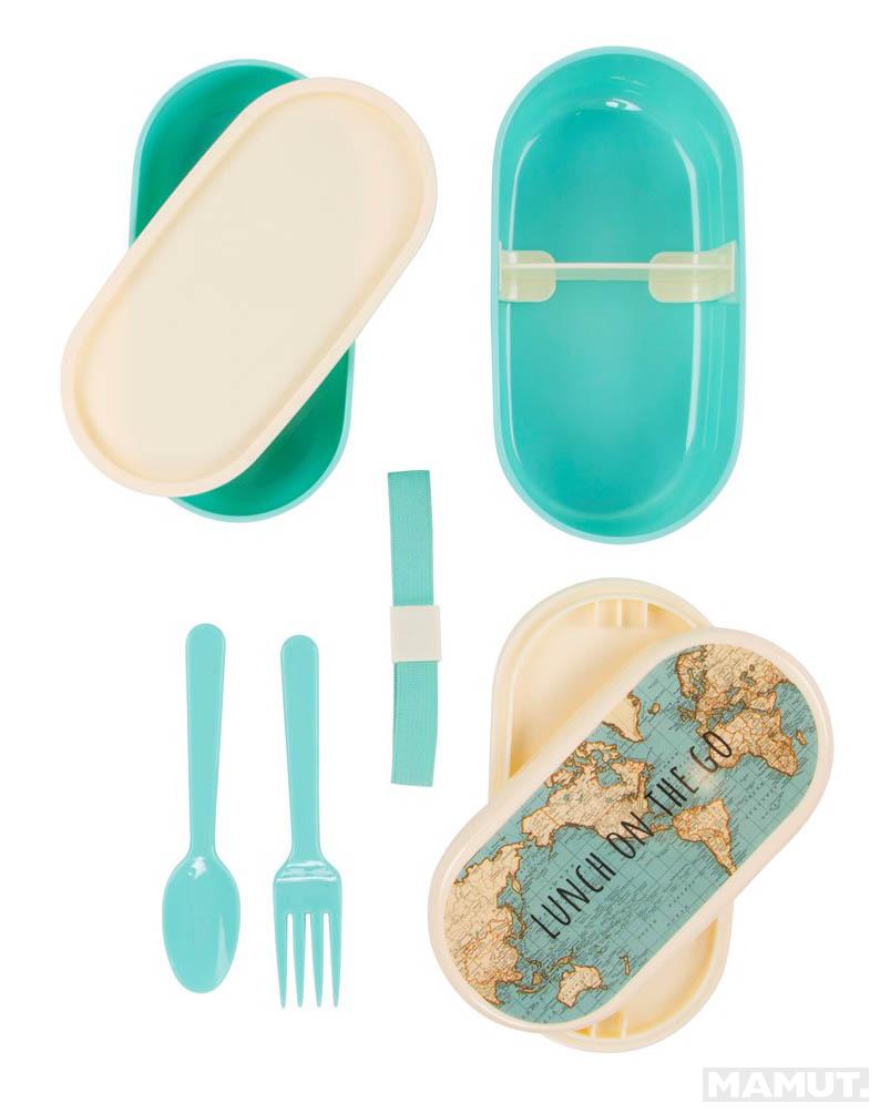 Kutija za užinu VINTAGE MAP 