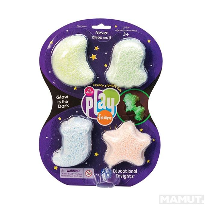 Igračka PLAYFOAM GLOW IN THE DARK (4PACK) 