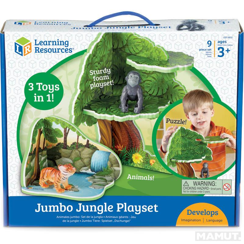 Igračka JUMBO JUNGLE PLAYSET 