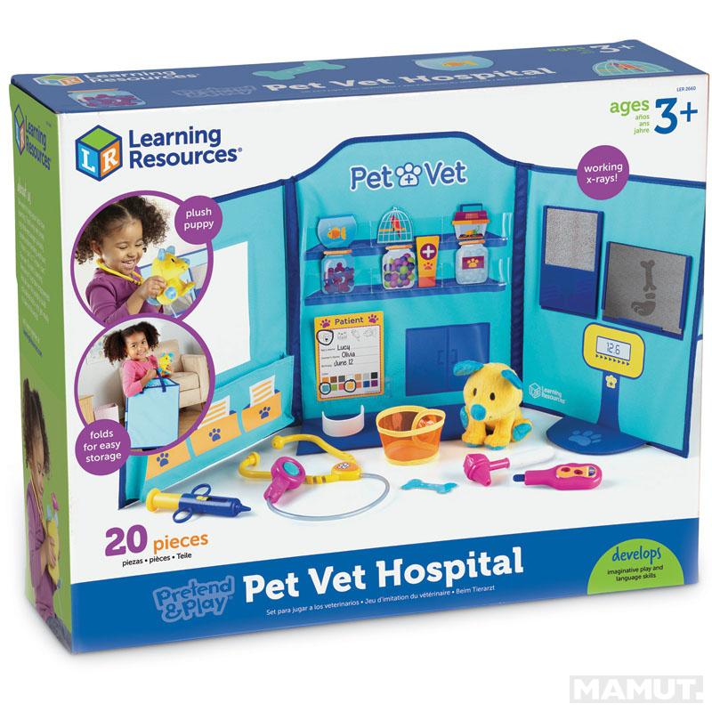 Igračka PRETEND PLAY PET VET HOSPITAL 