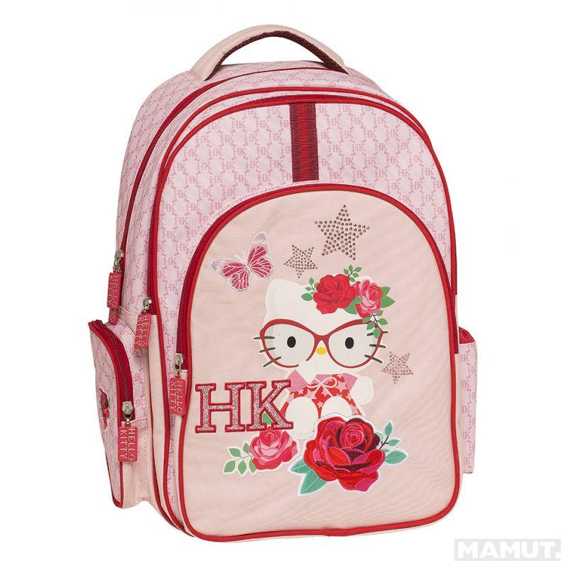 Ranac sa tri pregrade HELLO KITTY PINK Graffiti 