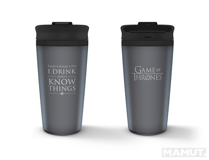 Putna šolja GAME OF THRONES Drink And I Know Things 