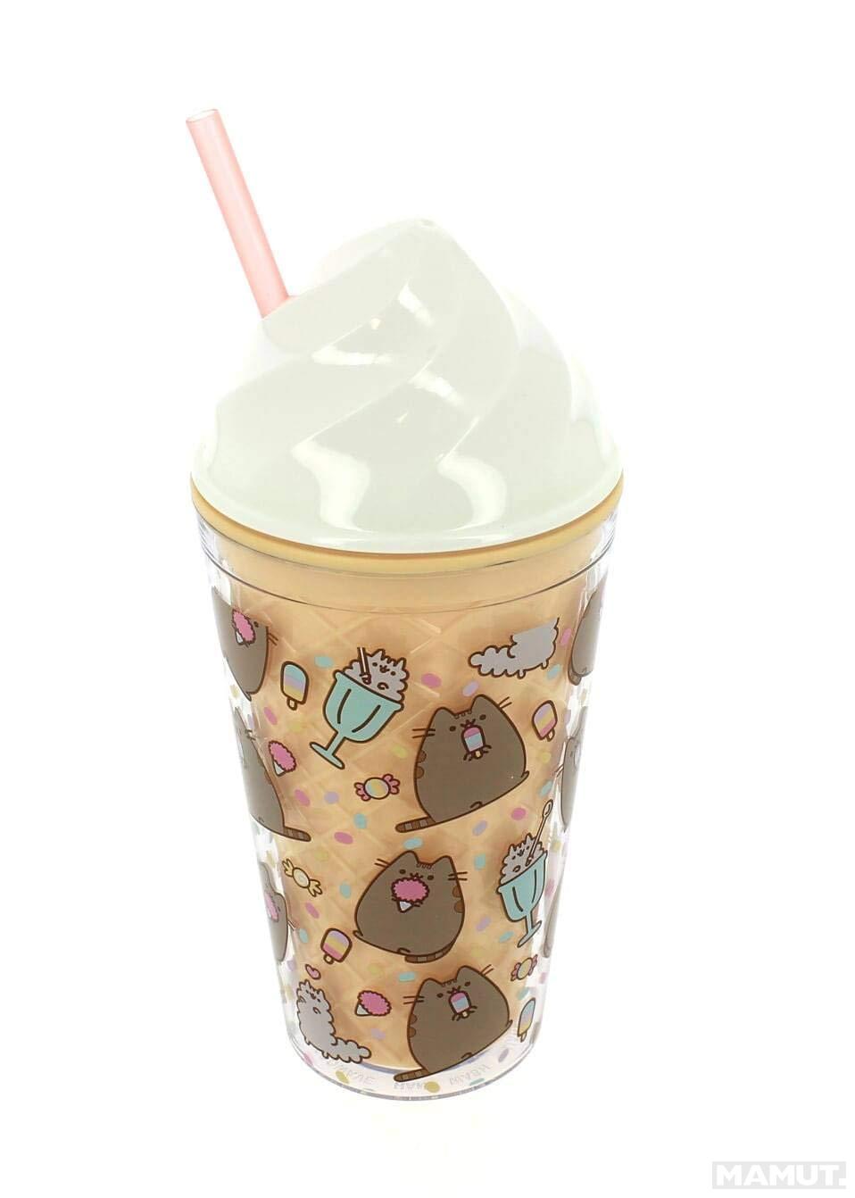Šolja sa slamkom PUSHEEN Ice Cream 