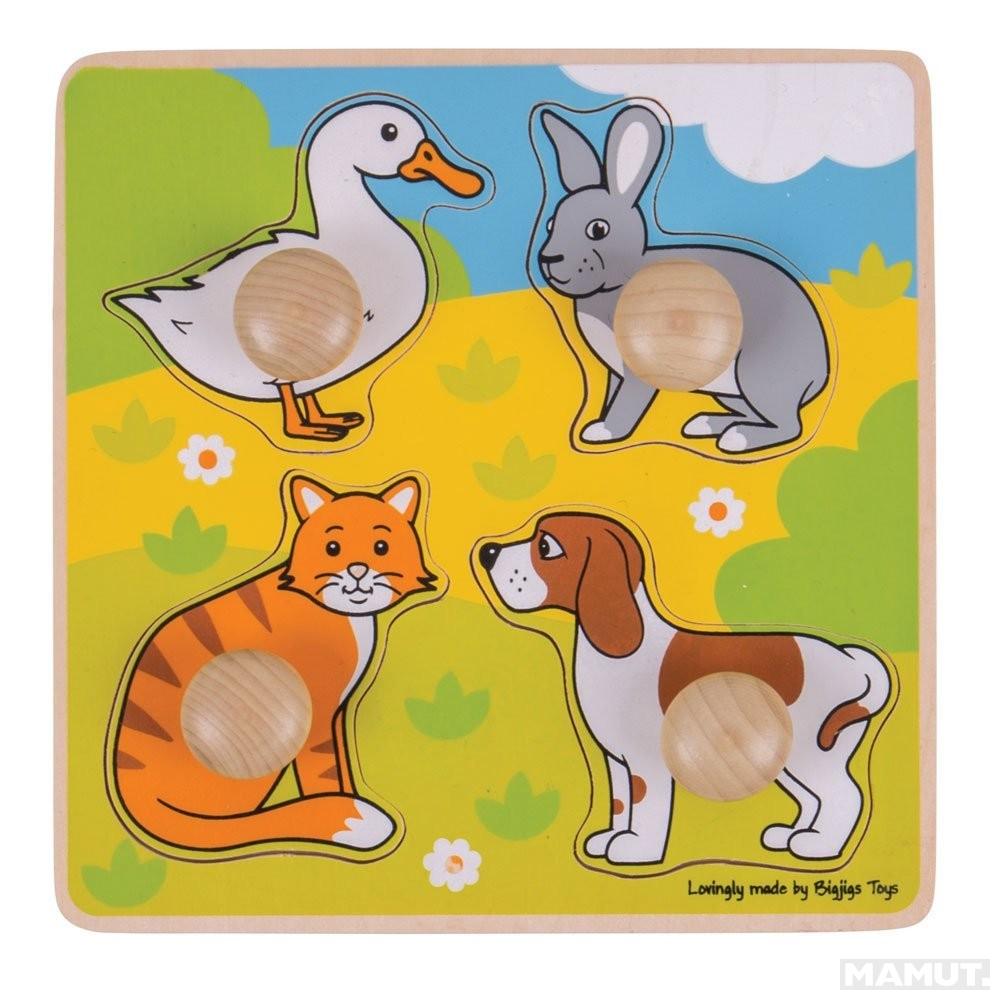 Dečija Igračka MY FIRST PEG PUZZLE - PETS 