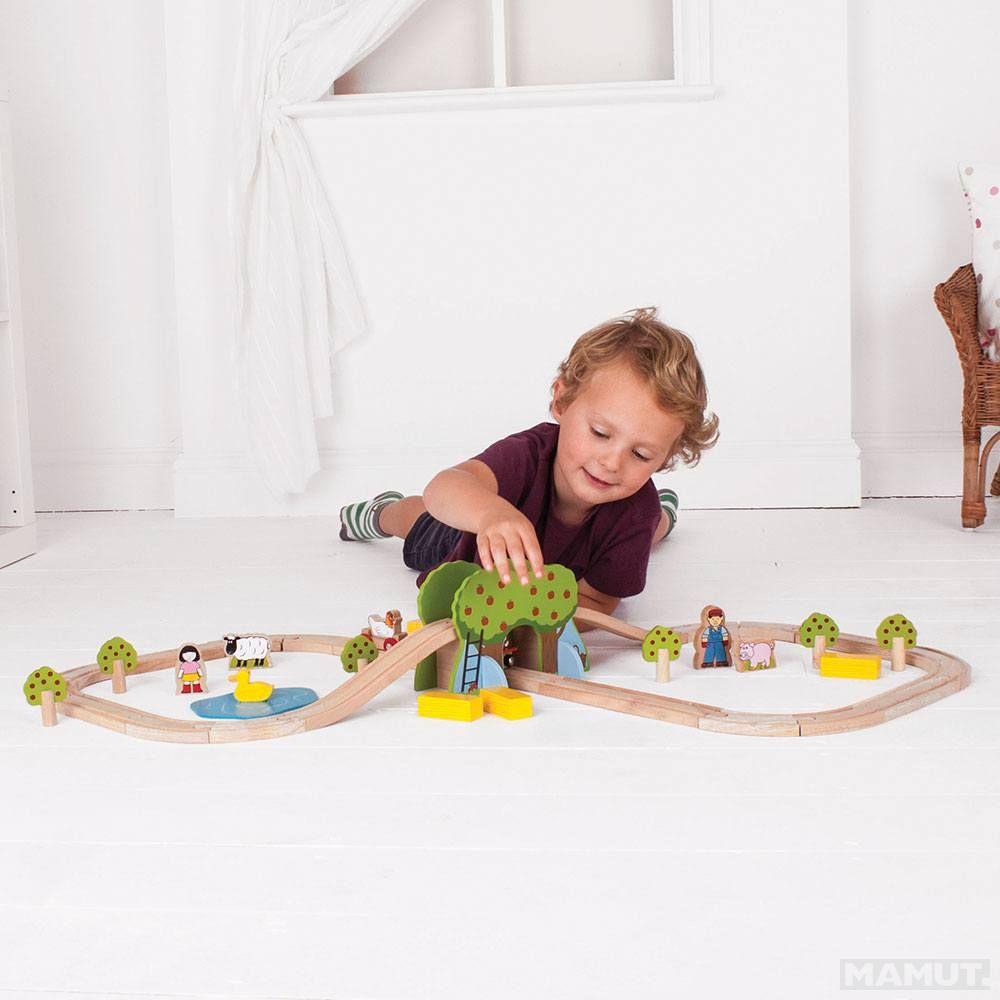Drvena igračka FARM TRAIN 