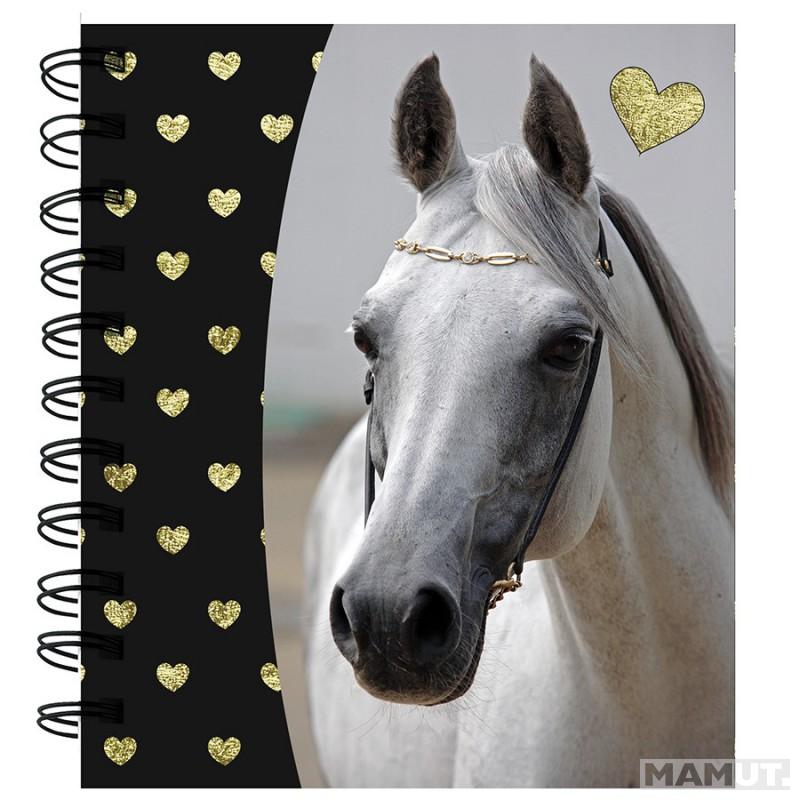 Magnetna spiralna sveska - My beautiful horse 