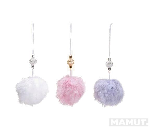 Novogodišnja kugla : FANCY KRZNENA