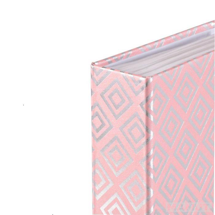 DIAMONDS BLUSH PINK SLIP-IN ALBUM 160X 10X15CM PHOTOS 