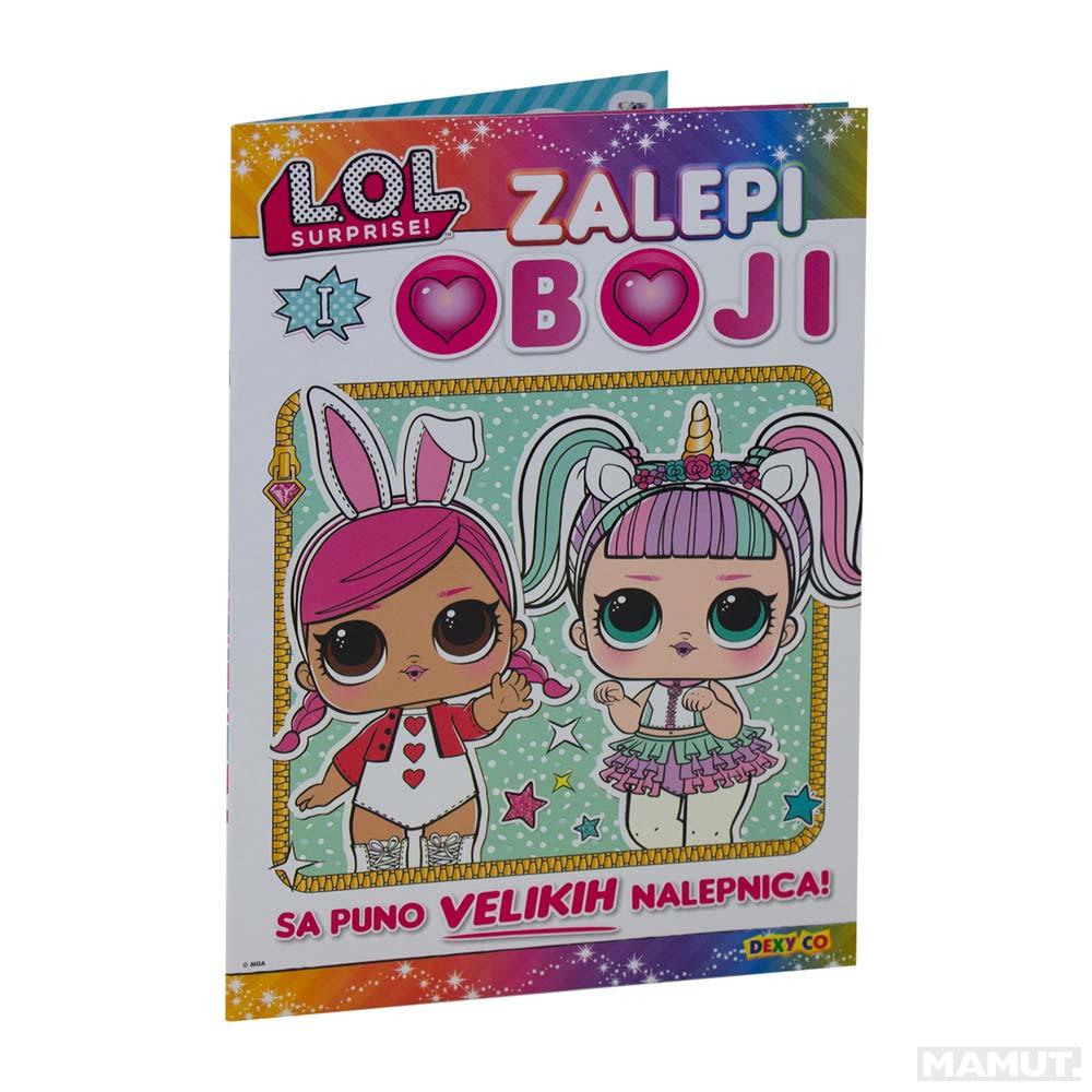 L.O.L. SURPRISE! Oboji i zalepi 