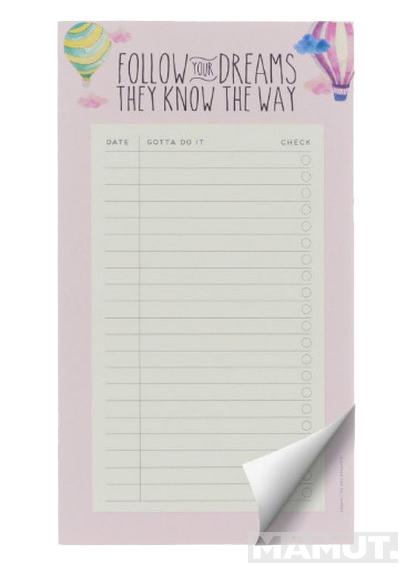 Sveska PAPER THOUGHTS AIR BALLOONS NOTEPAD 