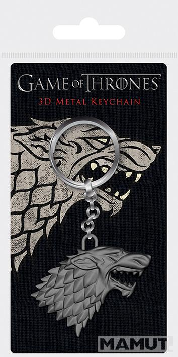 Privezak za Ključeve GAME OF THRONES STARK SIGIL METAL KEYCHAIN 