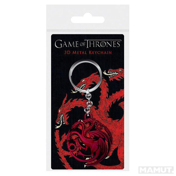 Privezak za Ključeve GAME OF THRONES Fire and blood, Targaryen 