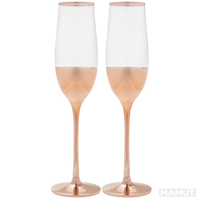 Rose gold čaše 