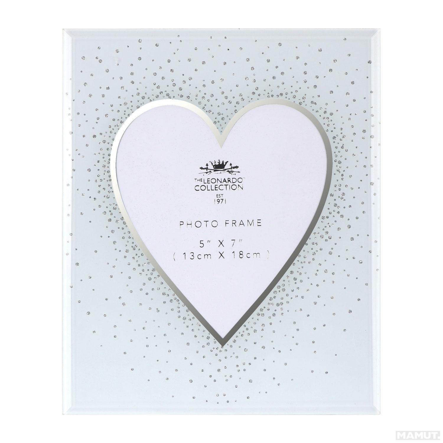 Ram za slike 13x18cm HEART & SILVER 