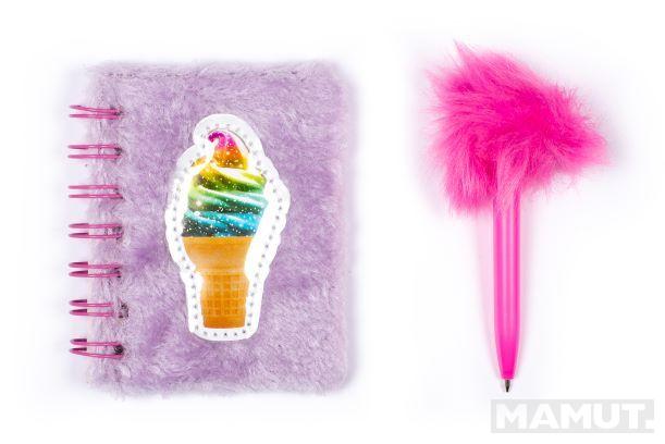 Notes PLUSH JOURNAL WITH FUZZY PEN 