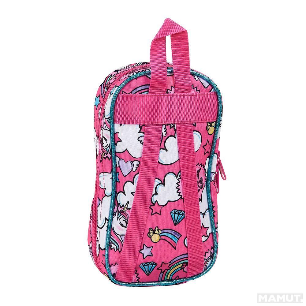 Torbica PENCIL CASE BACKPACK WITH 4 EMPTY CASES MINNIE MOUSE UNICORNS 