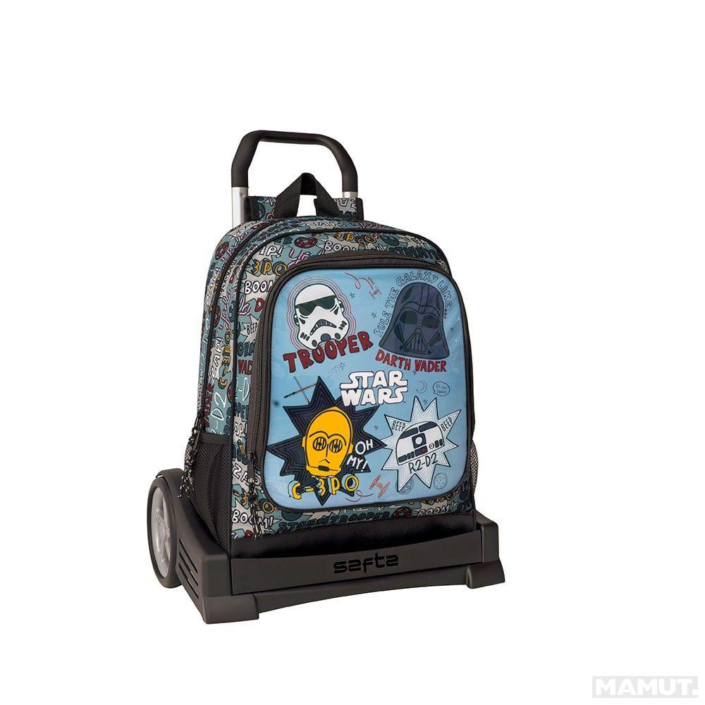 Školski Ranac BACKPACK WITH EVOLUTION TROLLEY STAR WARS ASTRO 