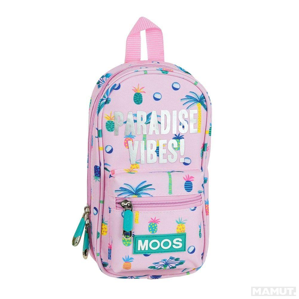 Torbica PENCIL CASE BACKPACK WITH 4 CASES PARADISE 