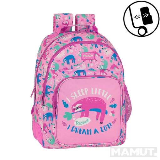 Školski Ranac DOUBLE BACKPACK REINFORCED CORNERS SLOTH 