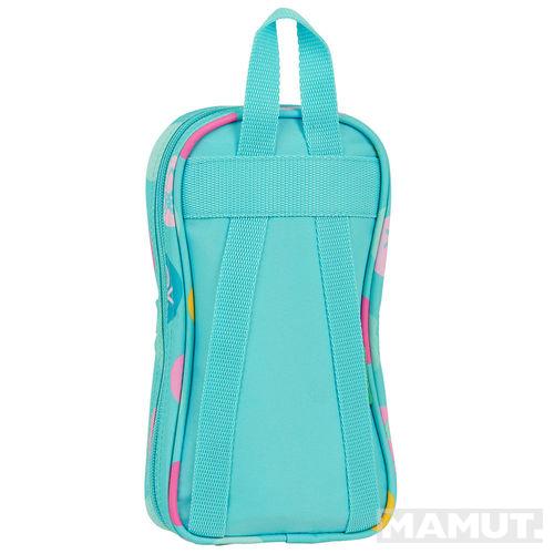 Školska Pernica PENCIL CASE BACKPACK WITH 4 EMPTY CASES BENETTON TURQUESA 