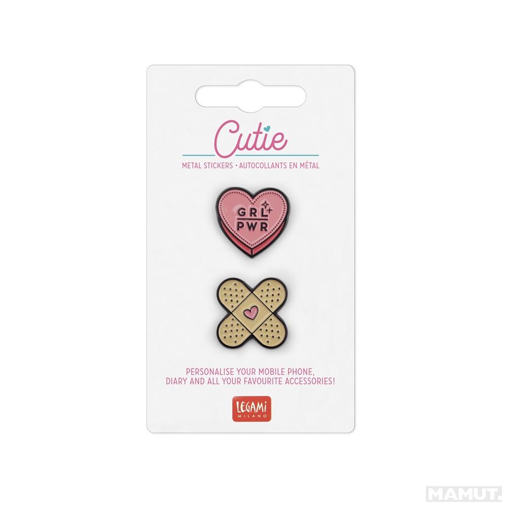 Set ENAMEL STICKERS GRL PWR 