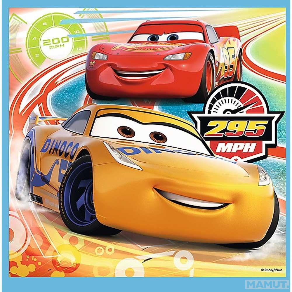 Puzzle 3 u 1 DISNEY CARS Preparations for the race 