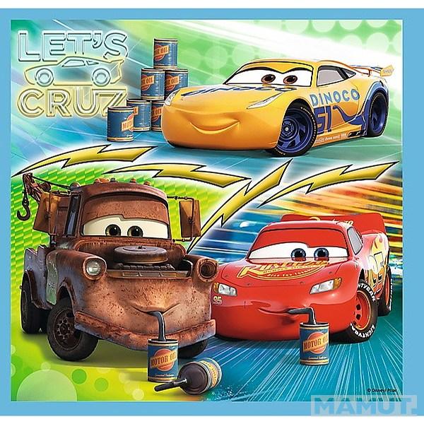 Puzzle 3 u 1 DISNEY CARS Preparations for the race 