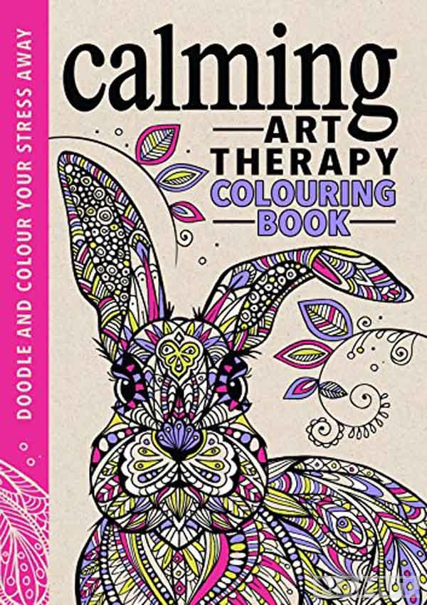 ART THERAPY CALMING COLOURING BOOK 