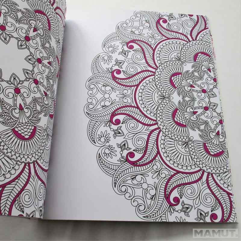 ART THERAPY Inspired Colouring Flowers 