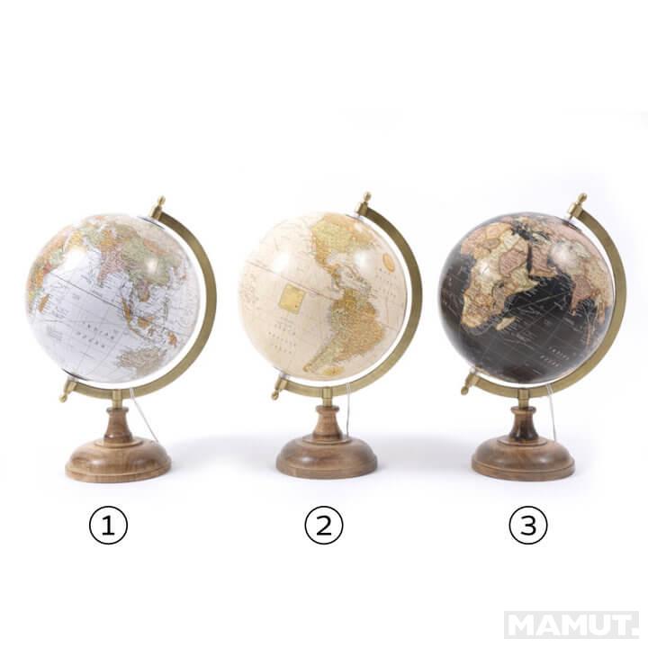 Globus sa drvenim postoljem WORLD MAP (više virsta) 