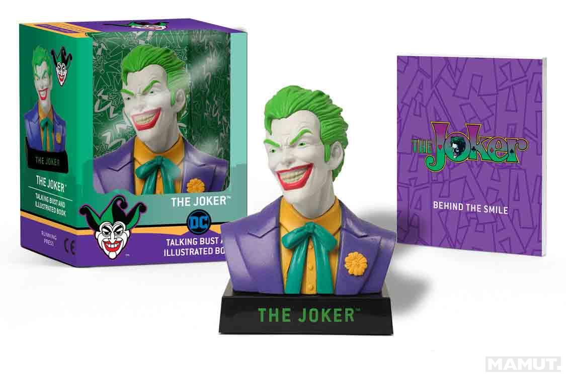 The Joker Talking Bust and Illustrated Book 