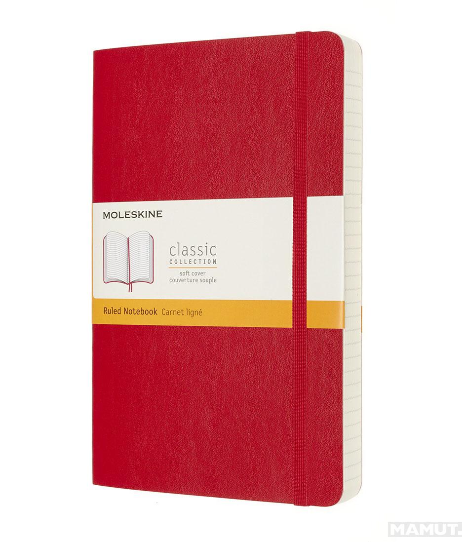 Notes A5 MOLESKINE Classic Soft, crveni 