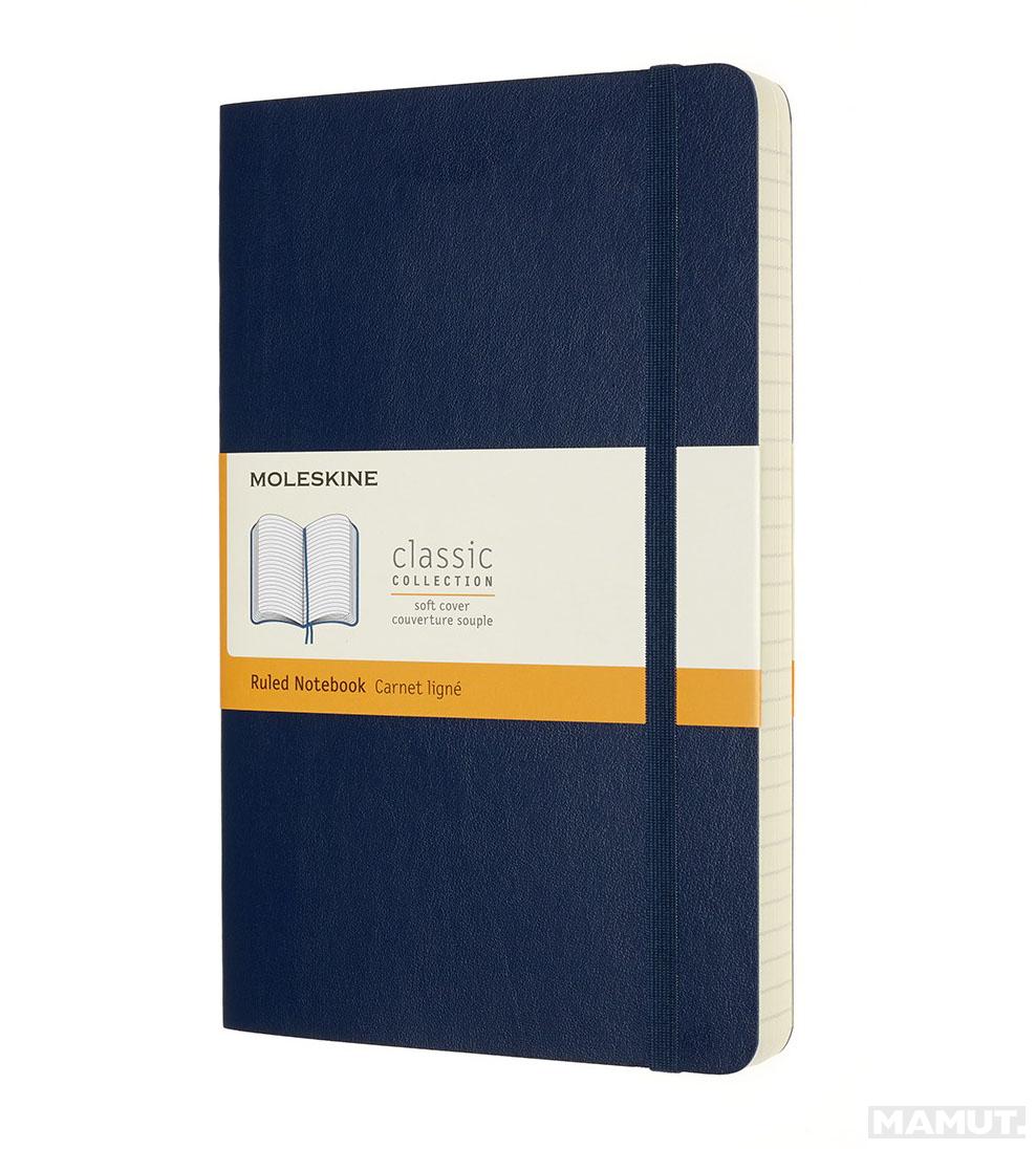 Notes A5 MOLESKINE Classic Soft, plavi 