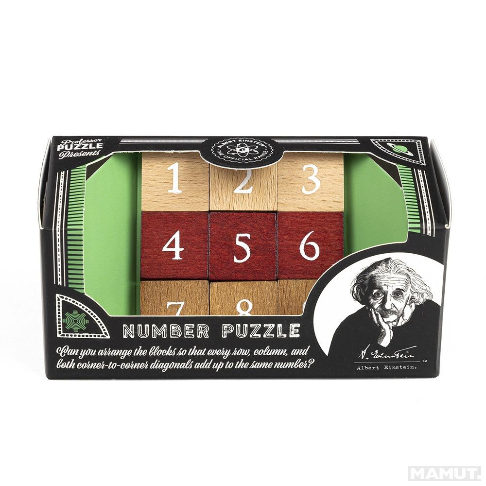 PROFESSOR PUZZLE Mozgalica EINSTEIN MIXED WOOD AND METAL 