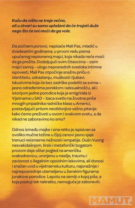 NA ZEMLJI SMO NAKRATKO PREDIVNI 